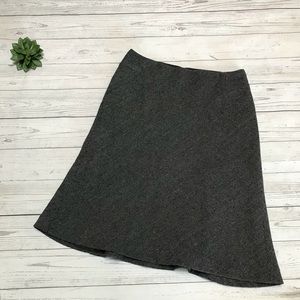 Ann Taylor LOFT wool tweed lined skirt SZ 4